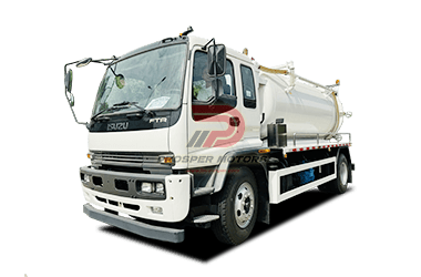 10 cubic mita 4x2 ISUZU FTR 10m3 sewage agụụ tank gwongworo