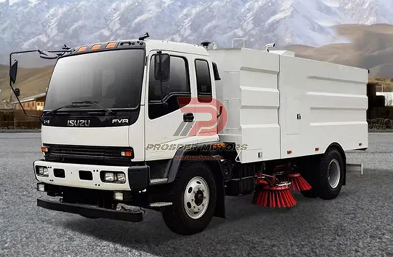 ISUZU FVR 8t-10tunový vysavačový zametací vůz 240HP 4x2