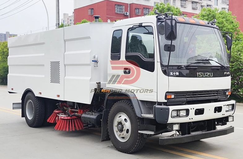 ISUZU FVR 8t-10tunový vysavačový zametací vůz 240HP 4x2