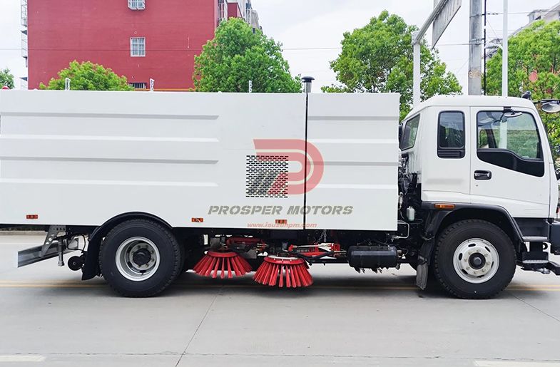 ISUZU FVR 8t-10tunový vysavačový zametací vůz 240HP 4x2