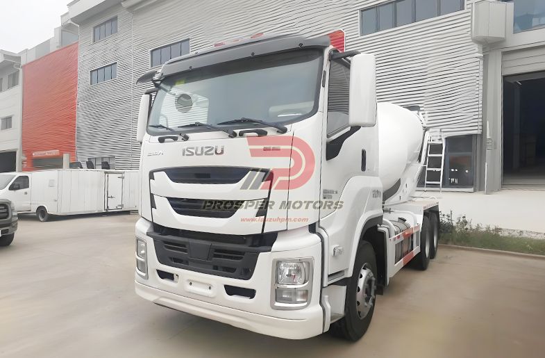 ISUZU FVZ 6HK1 hereketlendirijisi 6X4 9M3 9CBM Beton tranzit mikser awtoulagy