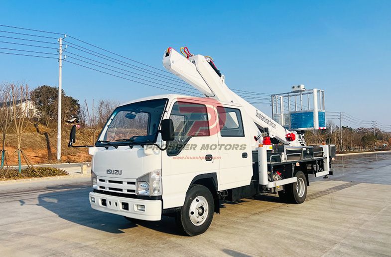 ISUZU NKR 4X2 18m Manlift trok