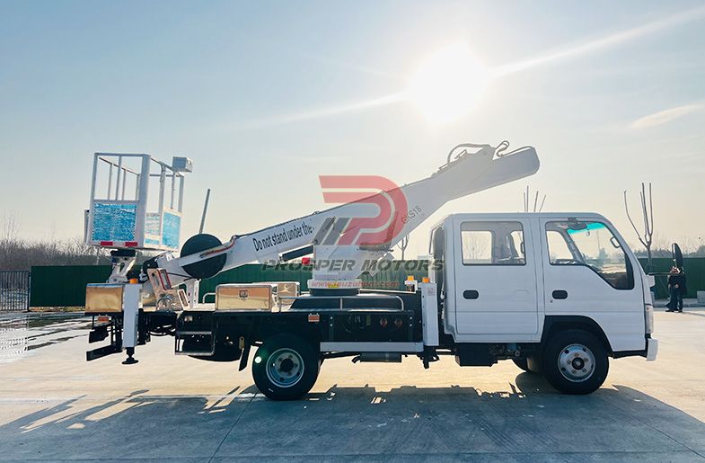 ISUZU NKR 4X2 18m Manlift trok