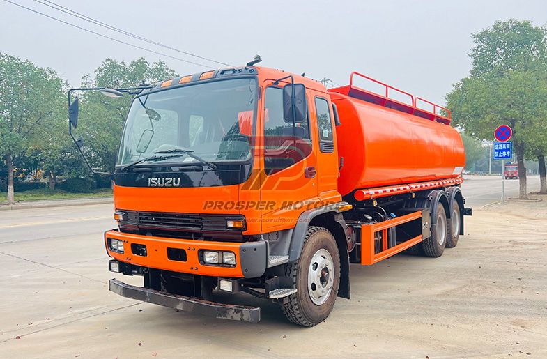 ISUZU FVZ 6X4 6HK1 20 tonna vatnsflutningabíll 20.000L magnvatnsflutningabíll