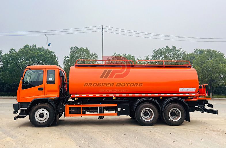 ISUZU FVZ 6X4 6HK1 20 tonna vatnsflutningabíll 20.000L magnvatnsflutningabíll
