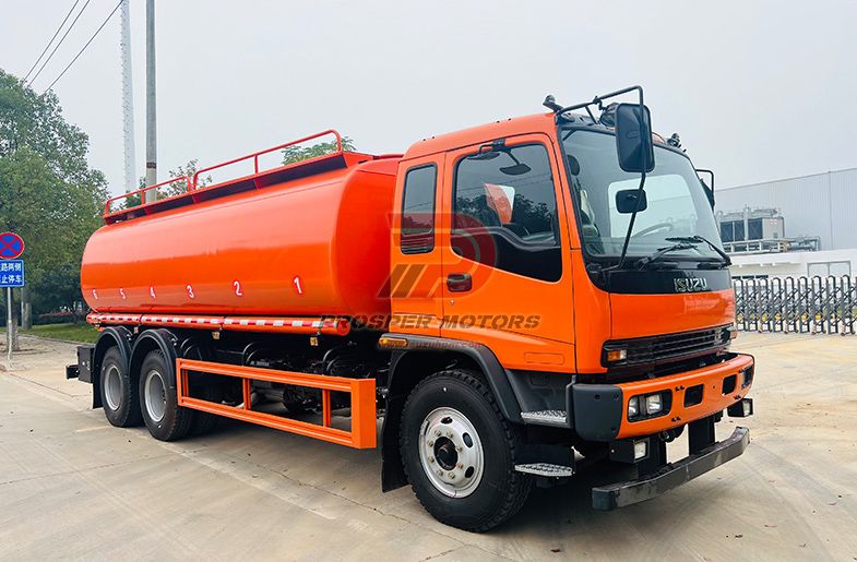 ISUZU FVZ 6X4 6HK1 20 tonna vatnsflutningabíll 20.000L magnvatnsflutningabíll