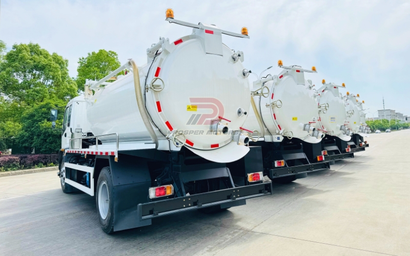 Isuzu sewage removal trucks price