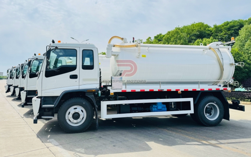Qingling sewage disposal trucks for sale