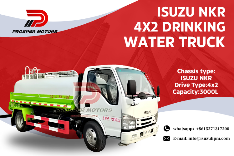 Qingling Isuzu NKR Bibens Aqua Tank for sale