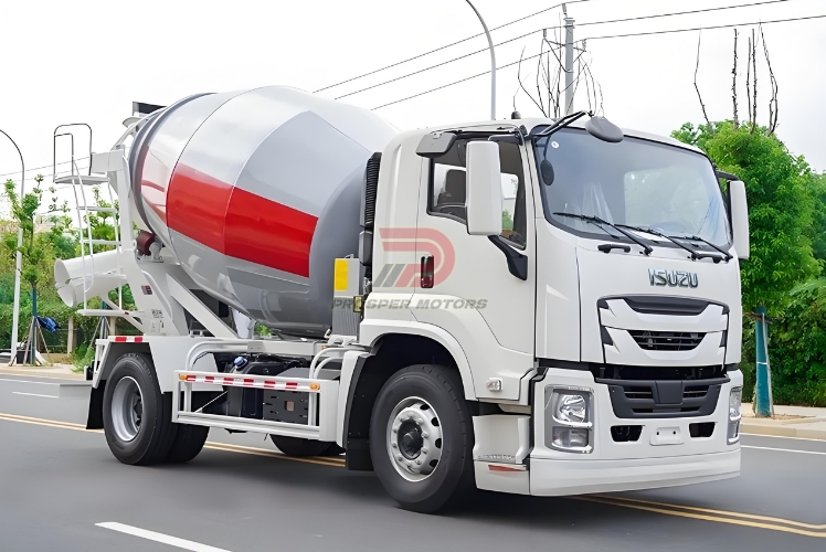 Qingling Isuzu FTR ցեմենտի խառնիչ բեռնատար