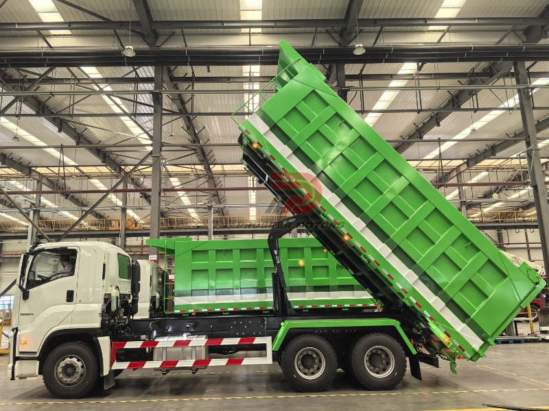 Qingling isuzu giga dump trucks