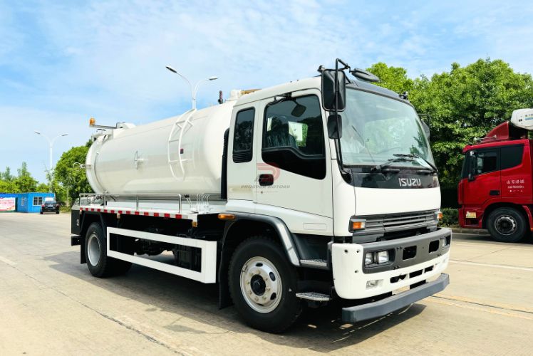 qingling isuzu 4x2 sewage truck