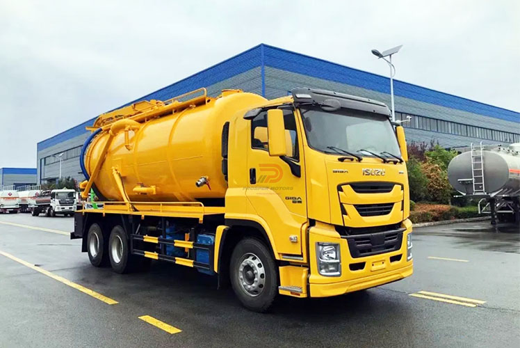 Isuzu china sewage truck for sale /