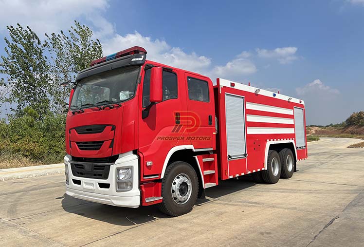 Isuzu czerwony sprzedam wóz strażacki