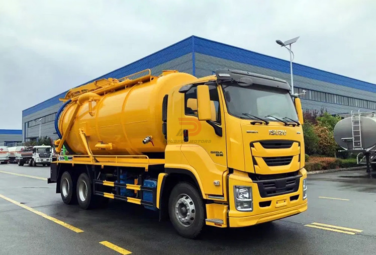 Qingling isuzu treuk limbah