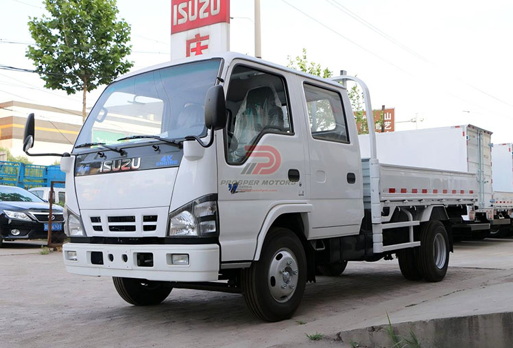 qingling double cab 5ton cargo truck
