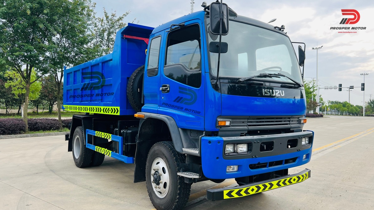 ISUZU FTR 4x4 mid-size ինքնաթափ մեքենա հանքարդյունաբերության համար — Prosper Motors