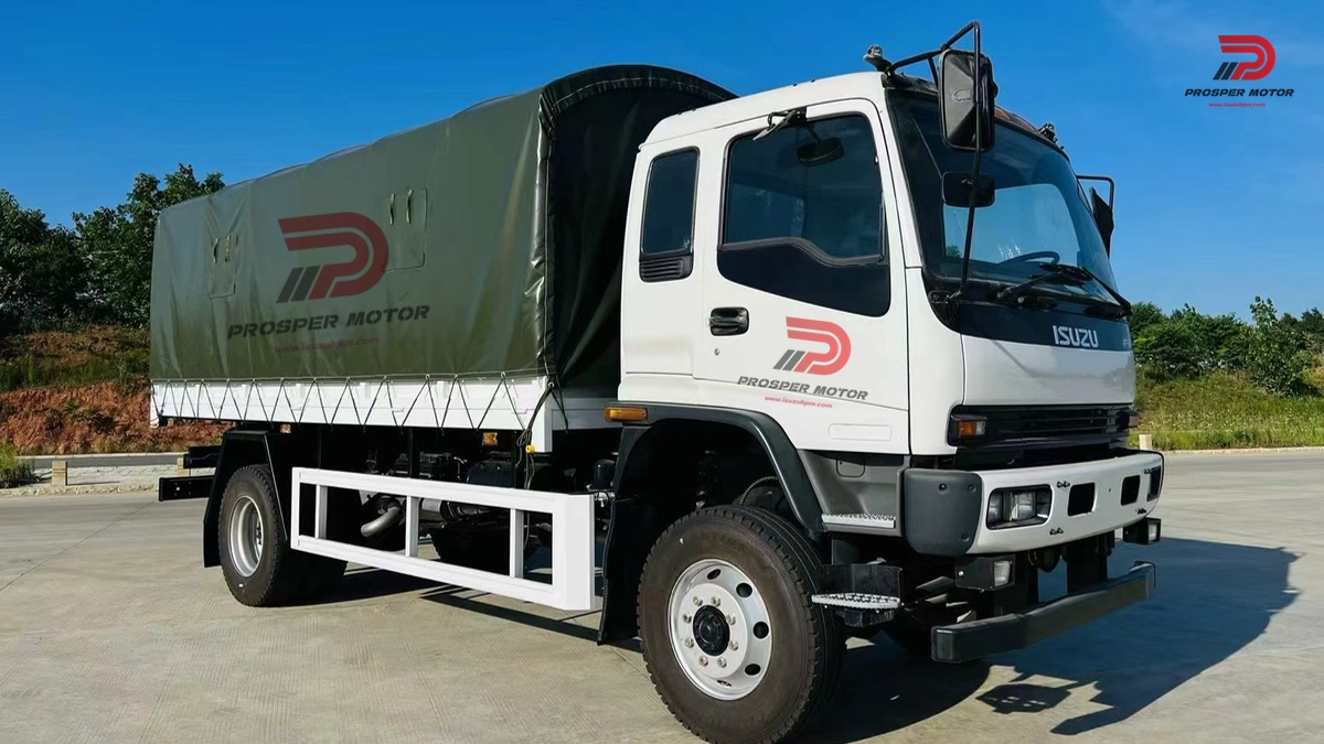 ISUZU FTS 4x4 AWD ռազմական բեռնատար բոլոր տեղանքով — Prosper Motors