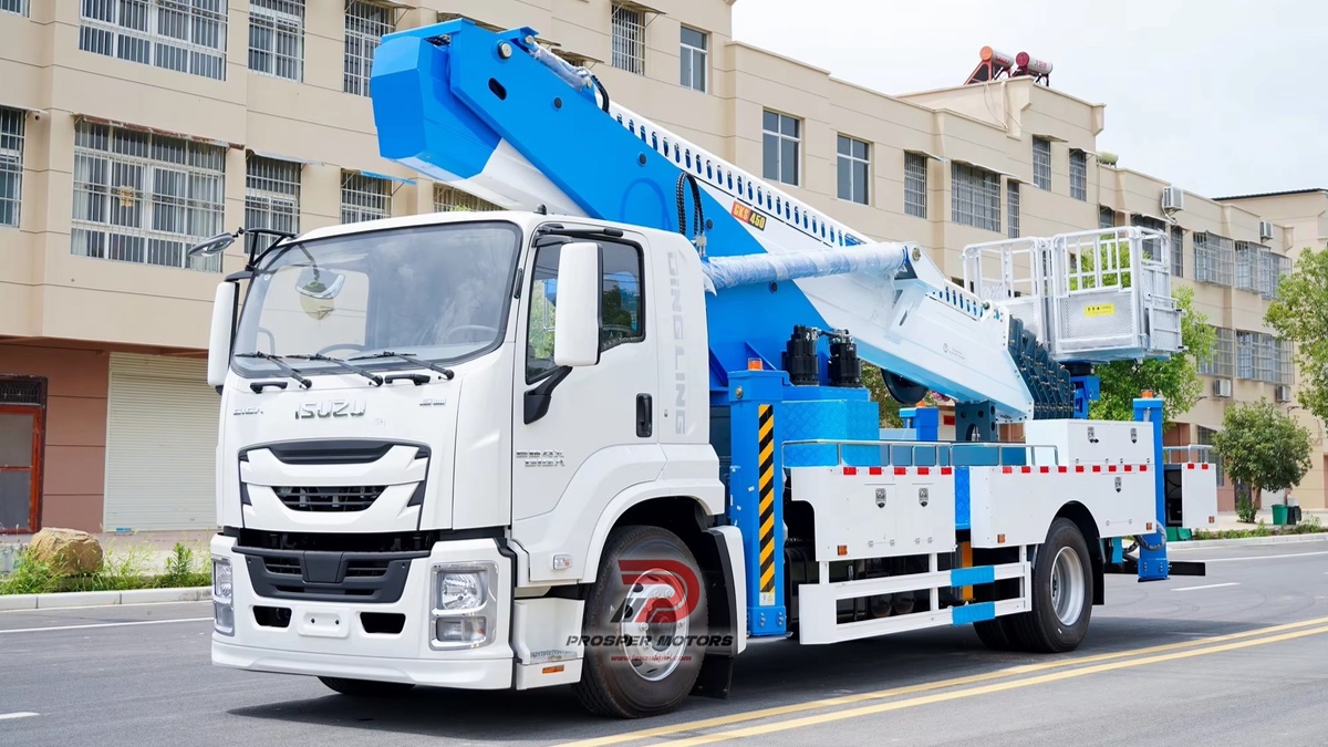ISUZU FTR 4×2 45m ఏరియల్ వర్క్ ప్లాట్ఫారమ్ 5 ఎత్తు