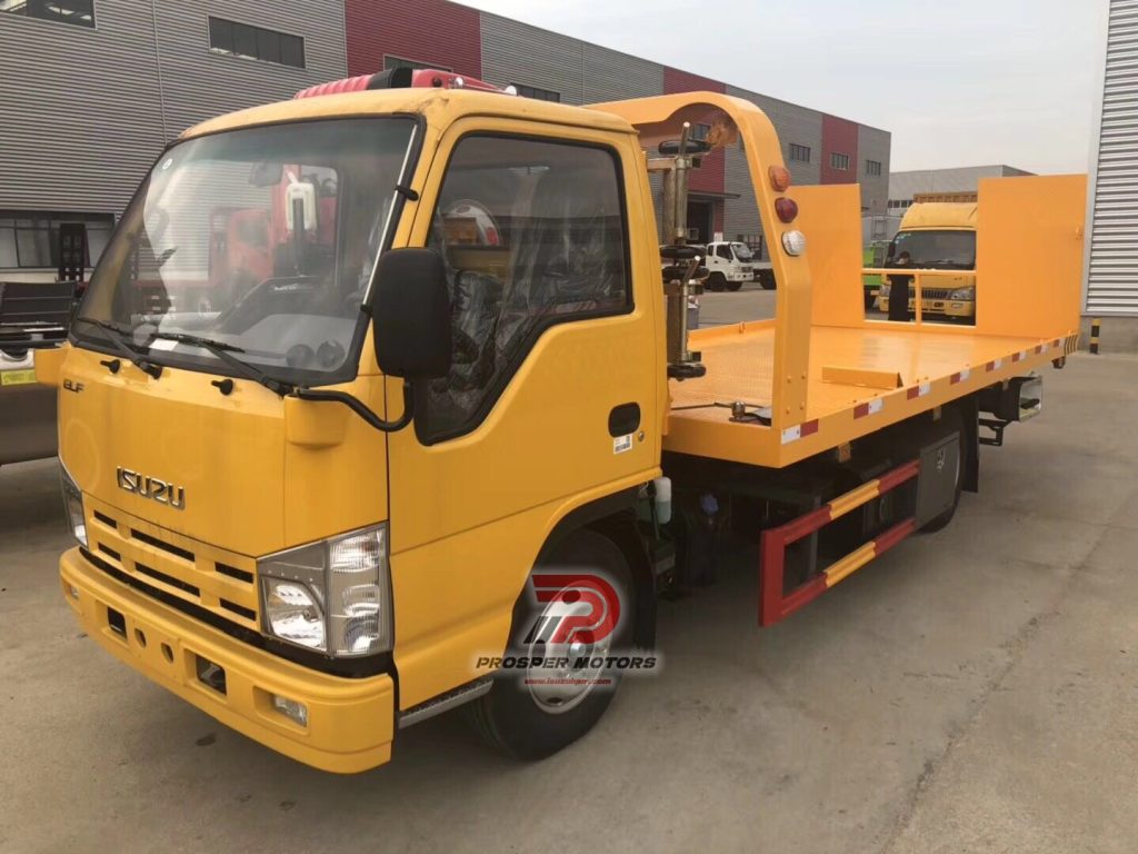ISUZU NKR ELF Caminhão Wrecker de 3 toneladas — Veículo de recuperação urbana para automóveis de passageiros e SUVs