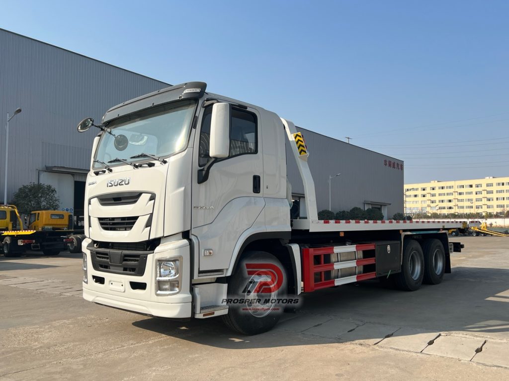 ISUZU Caminhão de reboque de plataforma pesada GIGA 6 × 4 - construído para rodovias e recuperação comercial pesada