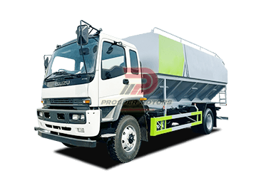 ISUZU FTR 6HK1 շարժիչ 4X2 10 տոննա 20CBM կենդանիների կերակրման բեռնատար