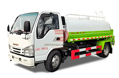 ISUZU NKR edateko ura depositua ihinztagailu kamioia 4X2 3Ton 3000L
