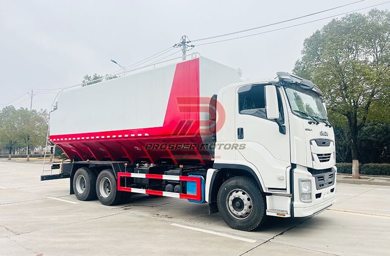 ISUZU VC61 GIGA Vůz na krmení zvířat 6x4 6UZ1 15t 30cbm