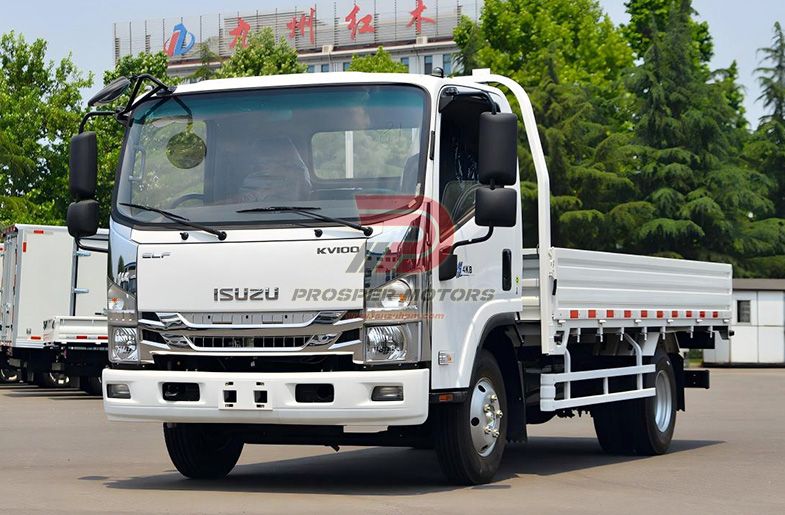 ISUZU 4X2 NPR 4JH1 QINGLING 3-5TON TURCK DE CARGA PLANA
