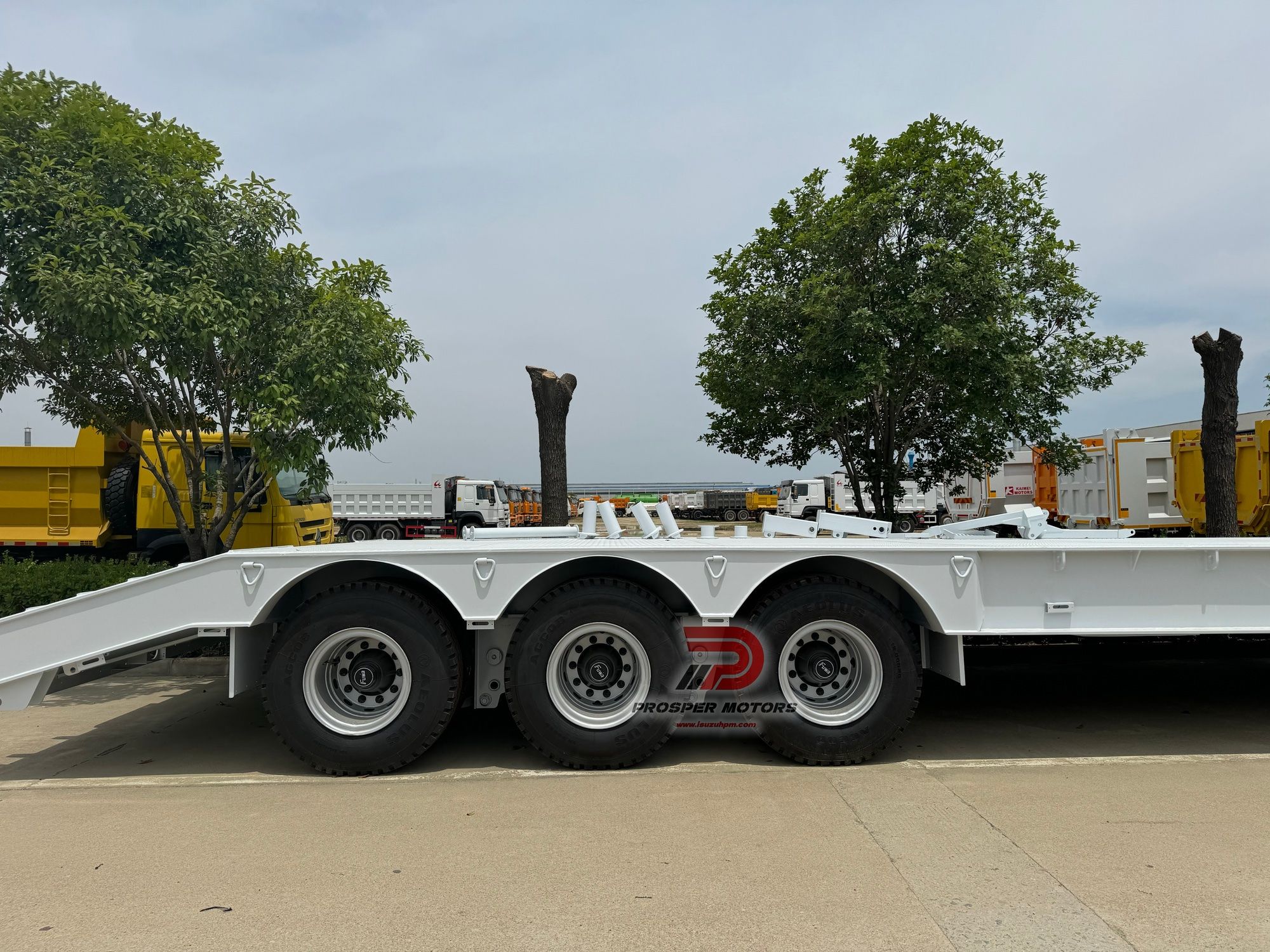 3-AXLES FUWA 46TON LOWBED ԿԻՍԱԿՑՈՂ