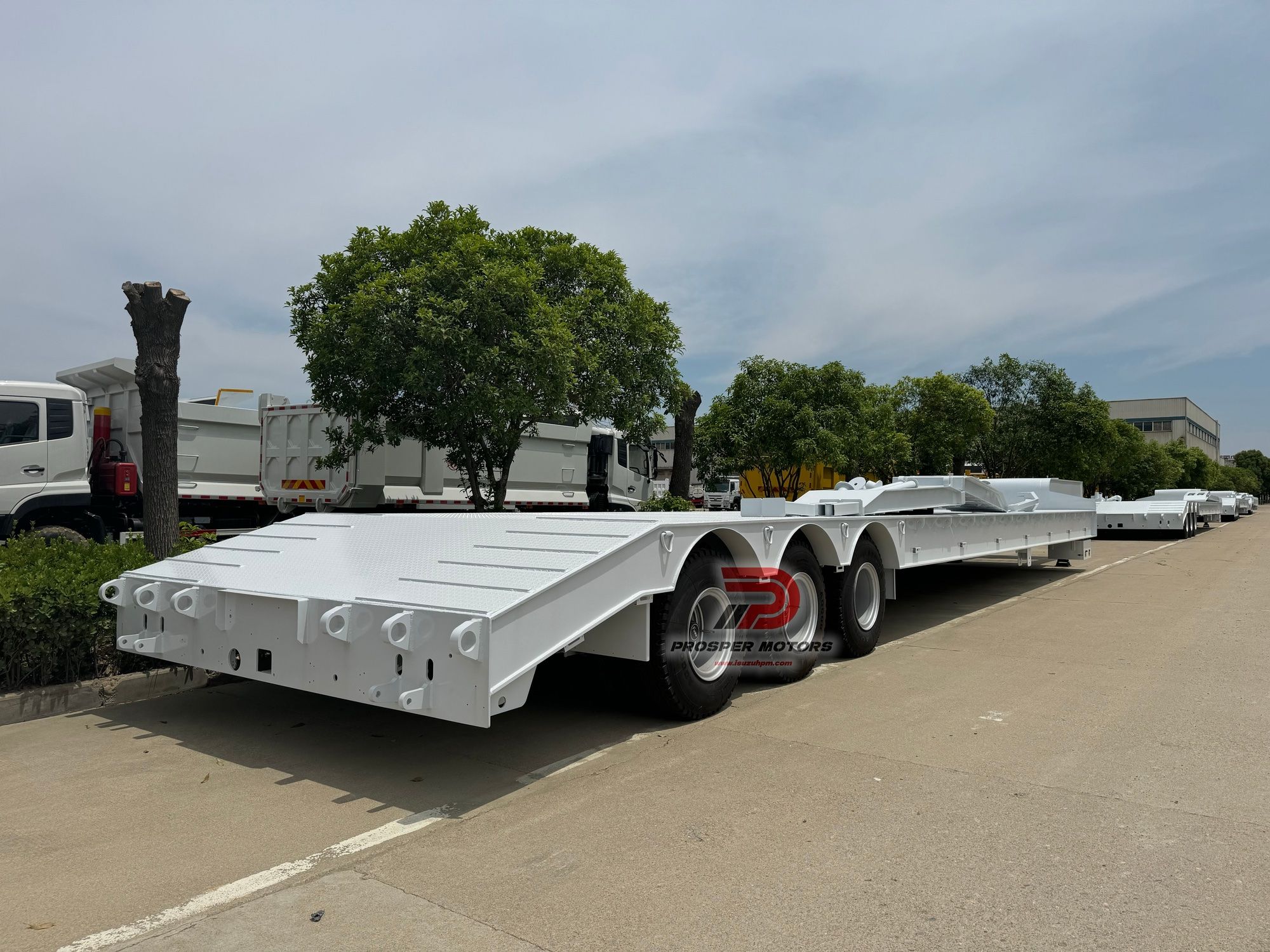 3-AXLES FUWA 46TON LOWBED ԿԻՍԱԿՑՈՂ