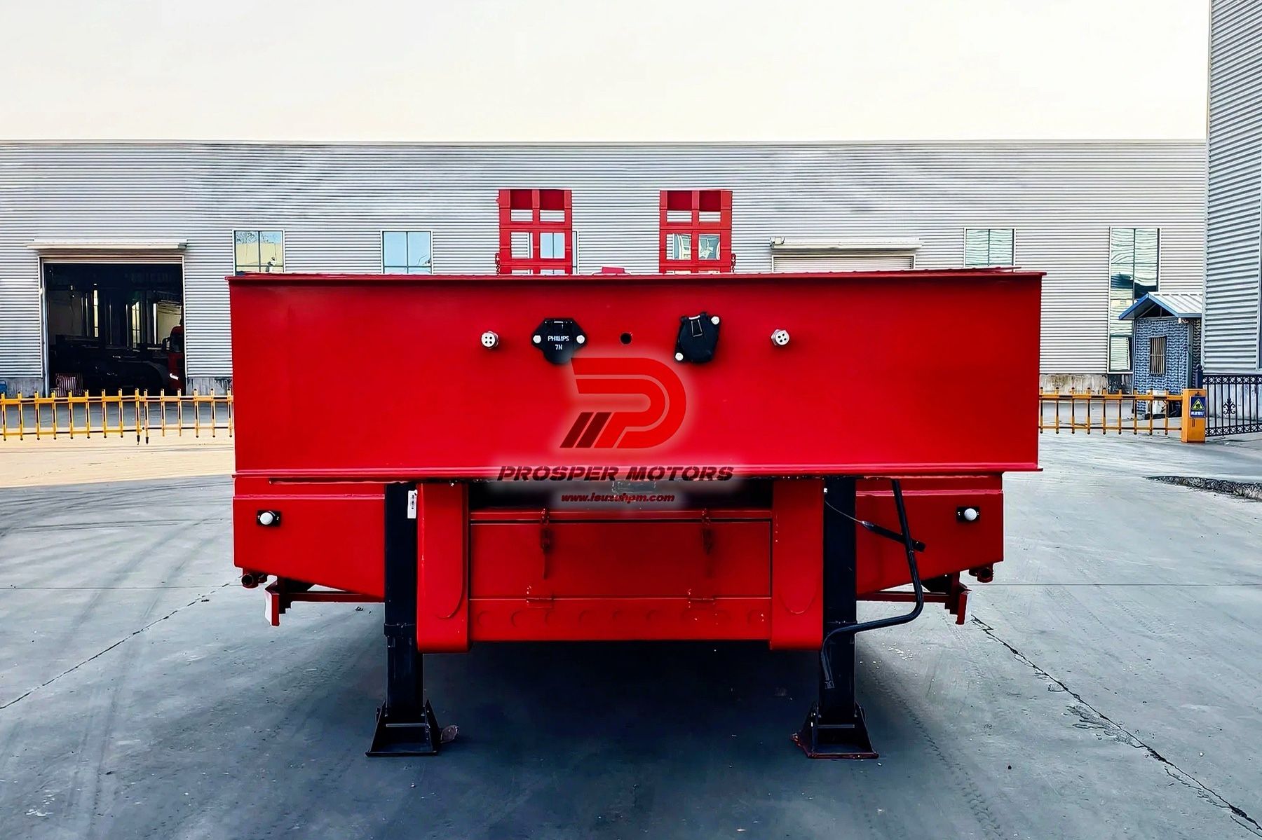 Trailer Lowboy para serviço pesado de 3 EIXOS