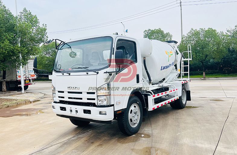 ISUZU FRR 4HK1 ENGINE 4X2 3M3 3CBM Beton Mikser Truck for sale