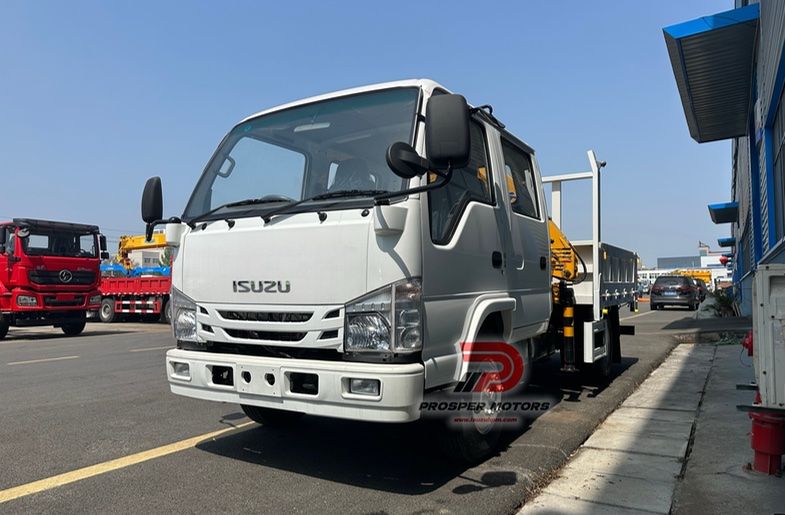ISUZU NKR 4X2 RHD KAMION SA DVOSTRUKOM KABINOM | KRAN KRAN