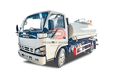 ISUZU QKR 4X2 4K 4Ton 4000L խմելու ջրի տանկեր տրանսպորտային բեռնատար