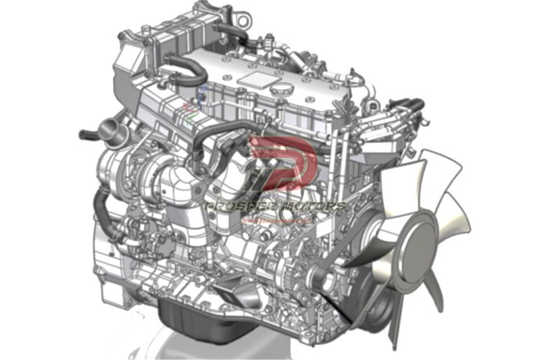 ISUZU 205HP 5.19L 4 цилиндр 4HK1 дизелдик кыймылдаткыч