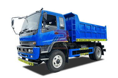 4x4 205HP Qingling ISUZU FTR 10 metr ciwbig neu lori dympio canol 8 tunnell