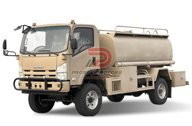 ISUZU NPS 4K Engine 6Ton 6,000L 4x4 արտաճանապարհային ջրային տրանսպորտի բեռնատար