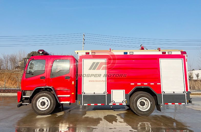Camión bomba de incendios ISUZU FTR 5000 litros 4x2 5TON