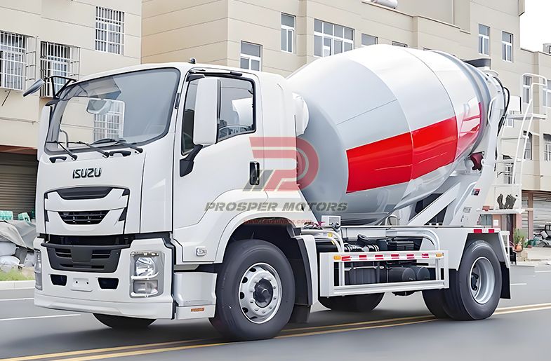 ISUZU FTR 6HK1 motor 4X2 5M3 5CBM cementkeverő teherautó