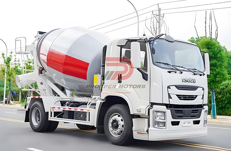ISUZU FTR 6HK1 motor 4X2 5M3 5CBM cementkeverő teherautó