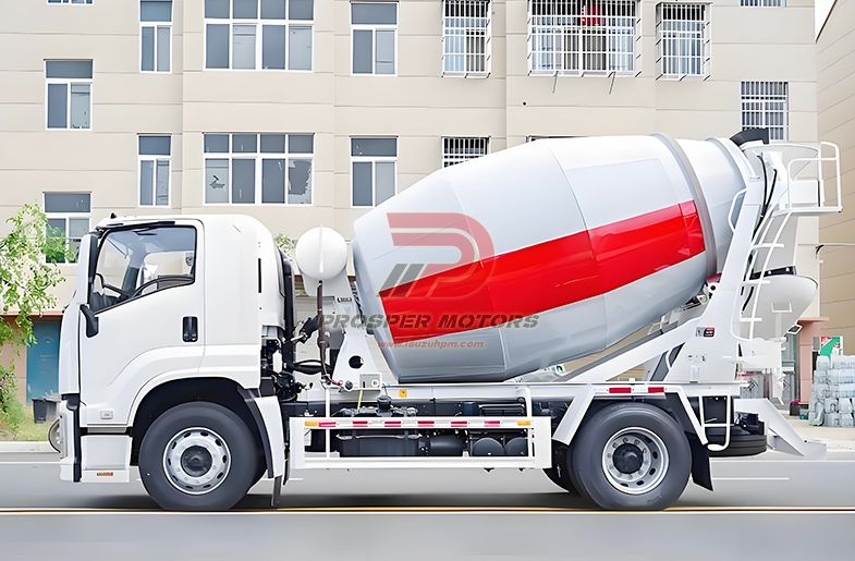 ISUZU FTR 6HK1 motor 4X2 5M3 5CBM cementkeverő teherautó
