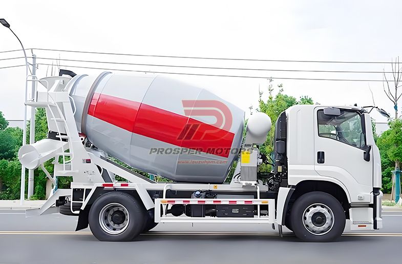 ISUZU FTR 6HK1 motor 4X2 5M3 5CBM cementkeverő teherautó