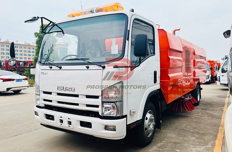 ISUZU FRR 6000 ลิตร 5ตัน-6ตัน รถกวาดพื้นแบบกลไก Euro3