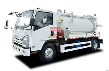 LHD neu RHD 4x2 JAPAN ISUZU NPR 6m³ 6000 litr Tryc Sugno Carthffosiaeth