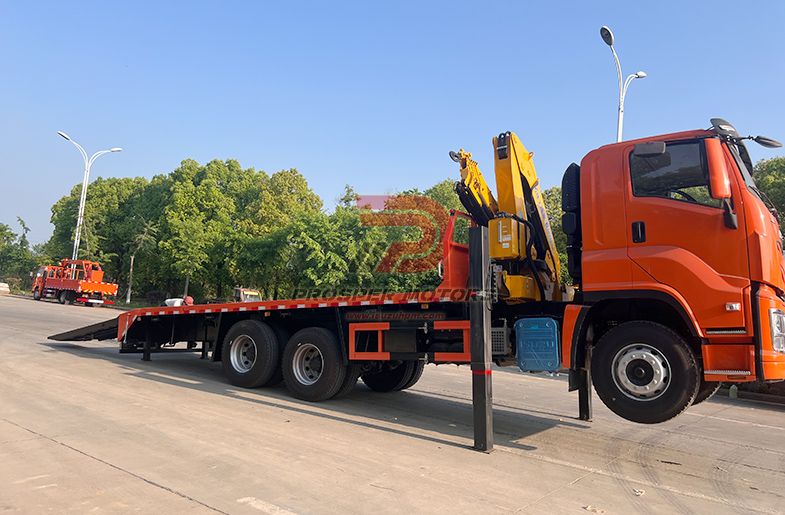 Самазагрузны грузавік ISUZU GIGA VC66 6X4 з 5-тонным кранам