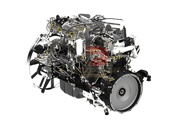 Motor diésel ISUZU 460HP 16L de cilindrada 6 cilindros 6WG1