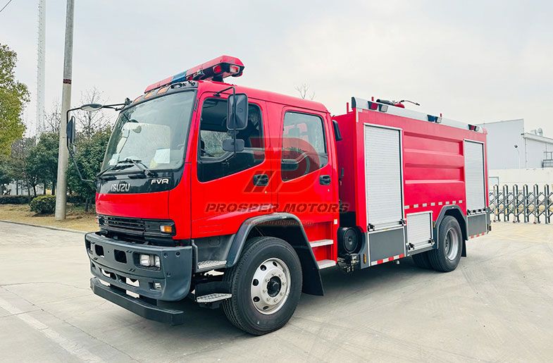 ISUZU FVR 6ton 6000 litr ýangyn köpükli tanker