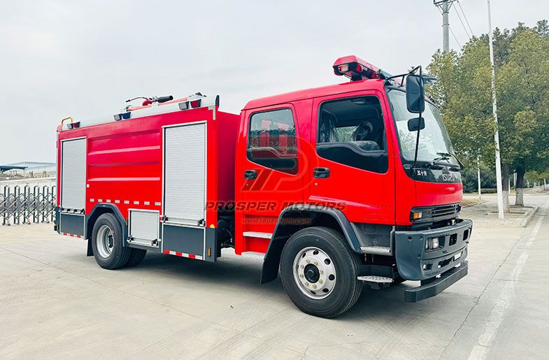ISUZU FVR 6ton 6000 litr ýangyn köpükli tanker