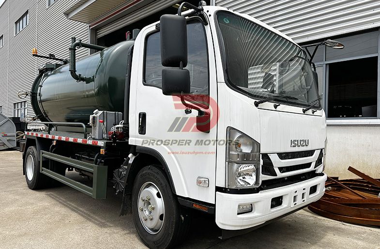 5m³ 190HP QINGLING ISUZU FRR gacanta midig kaxaynta bulaacada bulaacada